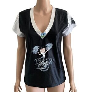 Betty Boop UFL Omaha Nighthawks Jersey Womens M Cheerleader Football NFL